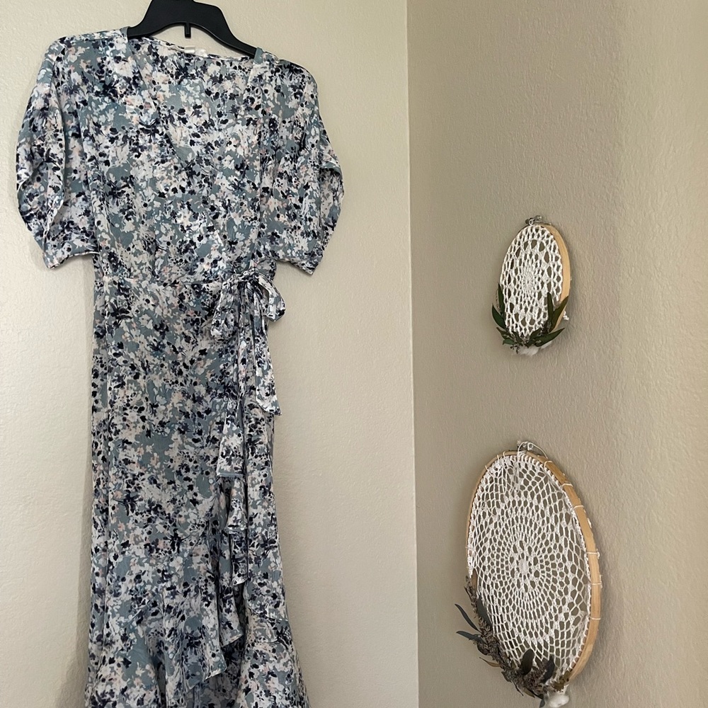 Lovestitch Floral Maxi Wrap Dress